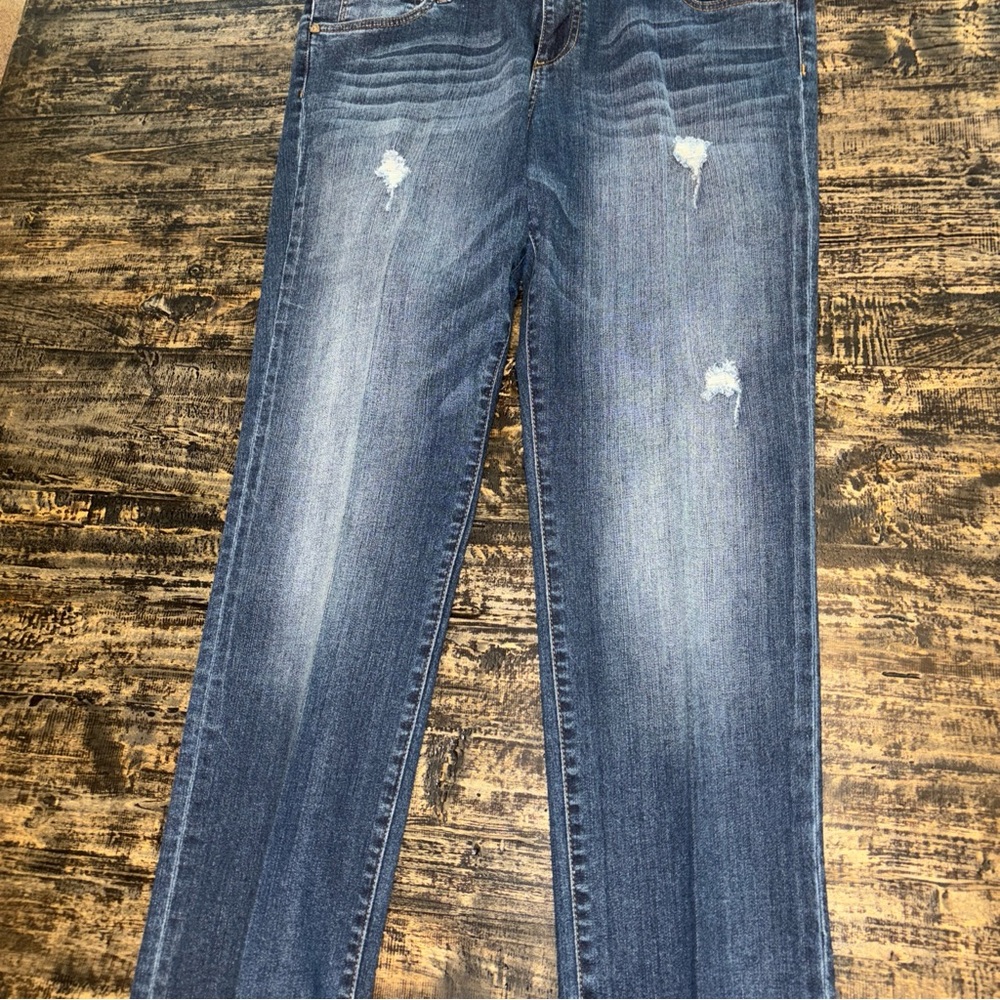 Kut from the Kloth slightly distressed boyfriend jeans 14 NWOT